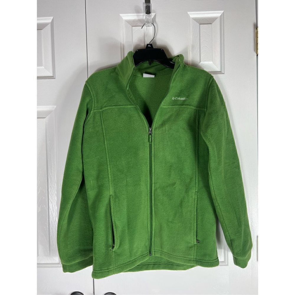 Columbia Boys Fleece Green Jacket Size XL 16